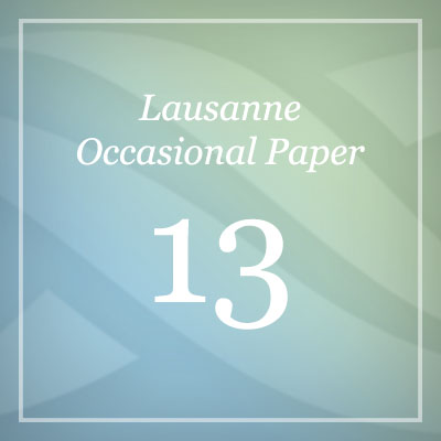 Lausanne Occasional Paper: Christian Witness to Muslims