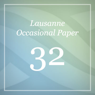 Lausanne Occasional Paper The Persecuted Church Lausanne Movement