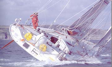 Tilting Sailboat