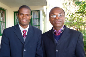 Pastor Jose Madeira, left, and Madukauwa David