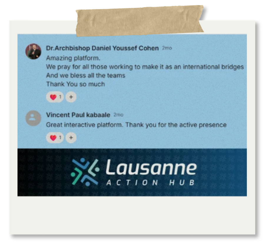 Lausanne Action Hub Celebrates over 5,000 Users