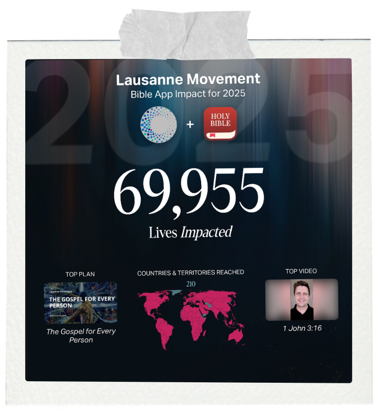 Lausanne Recognised by YouVersion